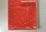 Case International Loader Operators Manual