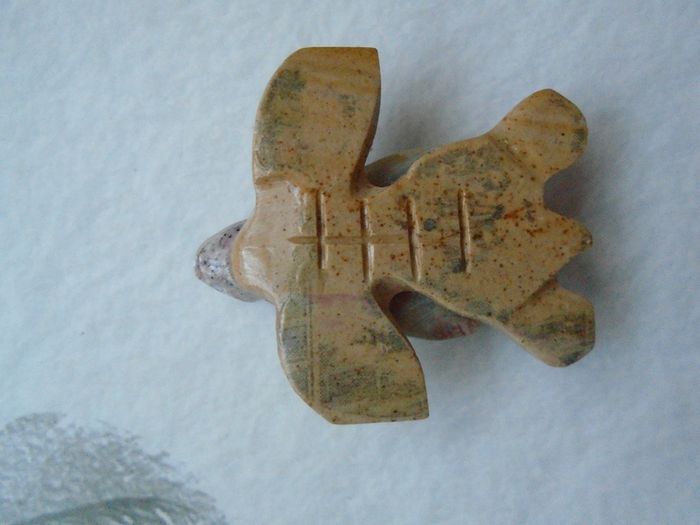 Soapstone turtle ornament, Ornament, Carving,