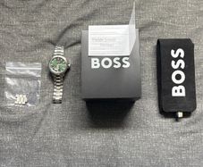 BOSS Troper Automatic 42mm Green Dial Watch 1514200  Box & Extra Links