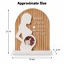 Pregnancy Silhouette Ultrasound Frame - 3D - Personalized Image 4