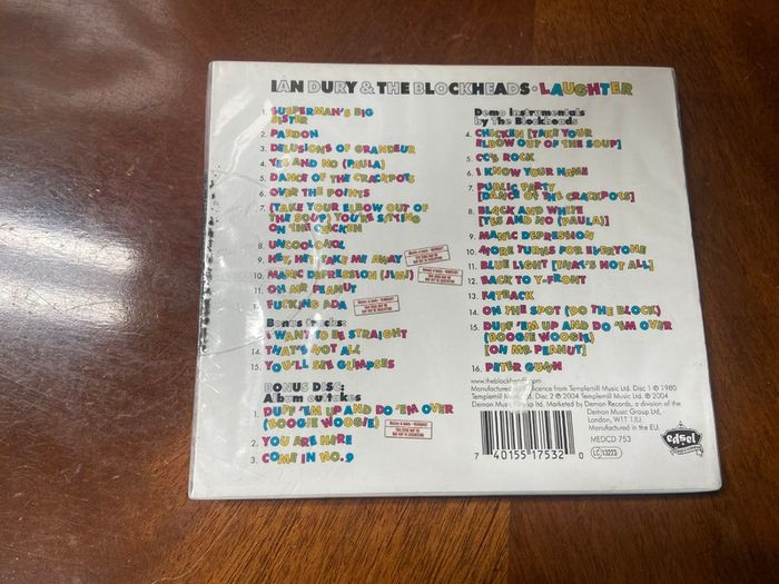 Ian Dury & The Blockheads Laughter Double CD NEW/SEALED