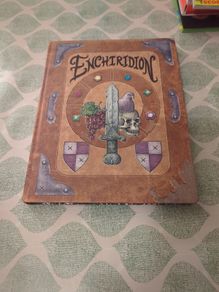 enchiridion and Marcy's super secret scrapbook.