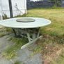 6ft diameter wooden table Image 3