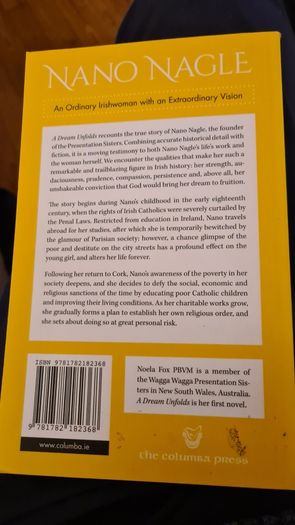 A Dream Unfolds. By Noel A Fox. The Story Of Nano Nagle. First Edition Paperback In Good Condition. 32.
