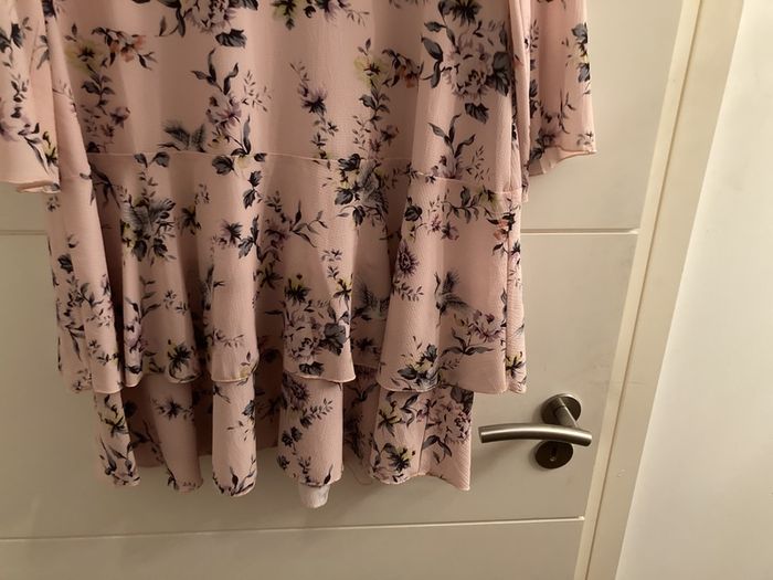 Pink floral dress