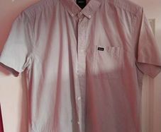 RVCA men's short sleeve shirt medium