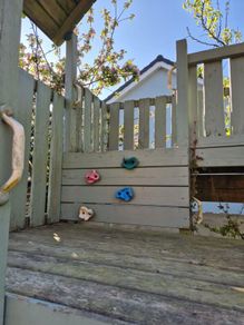 Playframe/ play tower with slide