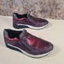 womens BUGATTI trainers metallic snakeskin purple pink zip up Size UK 5 EU 38 Image 7