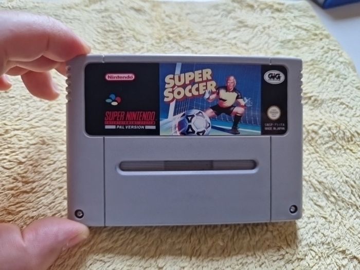 Super Soccer Snes Super Nintendo Arcade Retro Games Original