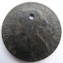 1861 Victoria Half-Penny Coin Image 2