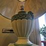 Ceramic Floor Lamp & Pedestal Set Image 6