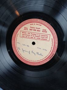 Ray Charles The Genius of Ray Charles TEST PRESS 1959