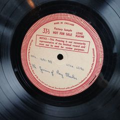 Ray Charles The Genius of Ray Charles TEST PRESS 1959