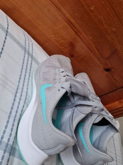 2019 nike air zoom pegasus 37 Size 4.5 eu 38 grey/blue in excellent condition