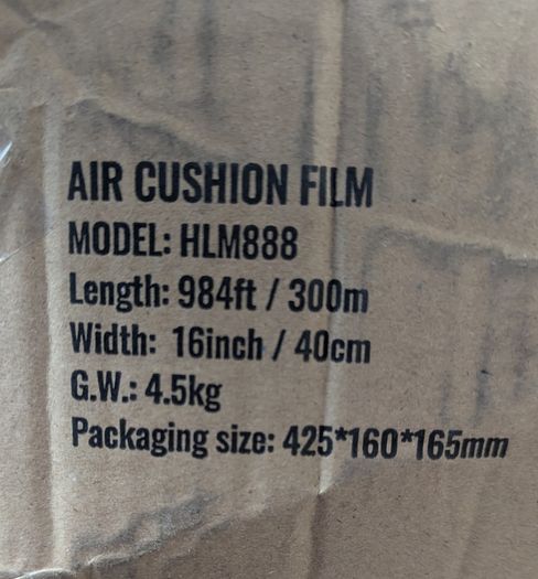 Vevor Air Cushion Film HLM888