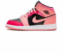 Girls Nike - Air Jordan 1 Mid GS Trainers - UK 5 EU 38 - Worn once Perfect - RRP 247