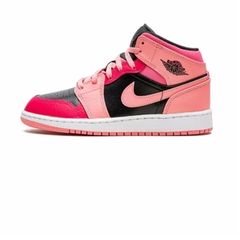 Girls Nike - Air Jordan 1 Mid GS Trainers - UK 5 EU 38 - Worn once Perfect - RRP 247