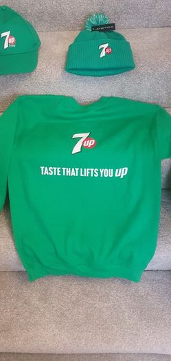 7up Jumper, Cap And Hat Price Drop. Big Clearout, Make An Offer