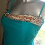 Marine green padded swimsuit size UK20 EU48 Cup DD Perfect condition Postage included Image 2