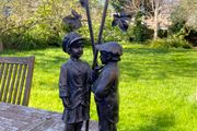 metal bronze style lamp