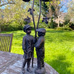 metal bronze style lamp
