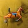 RARE VINTAGE Wind Up Daiya Trademark Dancing Horse Image 4