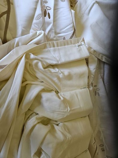 Lined curtains
