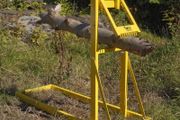 Folding Log Buddy Log Saw Horse Smart Holder Bench Chainsaw