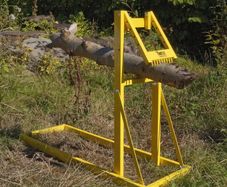 Folding Log Buddy Log Saw Horse Smart Holder Bench Chainsaw