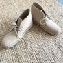 Clarks beige suede desert boots - size 4 Image 6