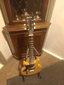 Harley Benton Les Paul DC junior left hand