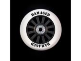 Damaged Nylon 100mm Wheel With Abec 7 Bearings Black