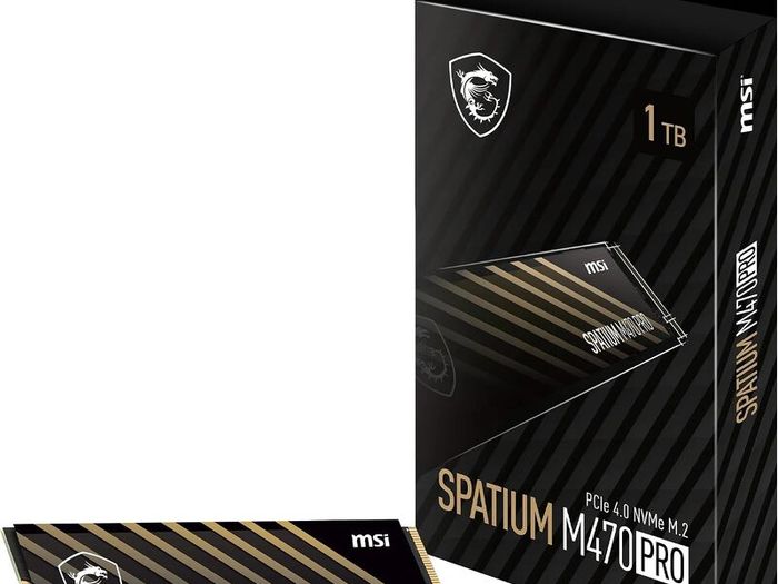 Msi Spatium M470 Pro Pcie 4.0 Nvme M.2 1tb - New