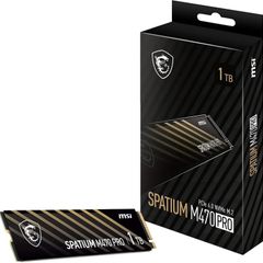 Msi Spatium M470 Pro Pcie 4.0 Nvme M.2 1tb - New