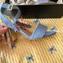 Block heel extra wide sandals Image 2