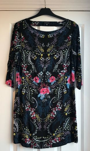 Warehouse multicoloured dress - sz 10