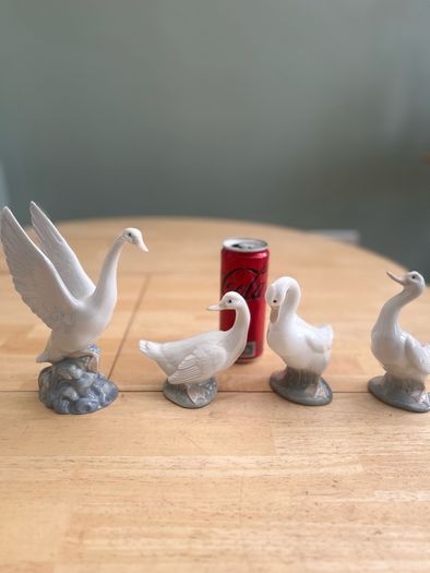 Selection Of Nao By Lladro Swan Figurines