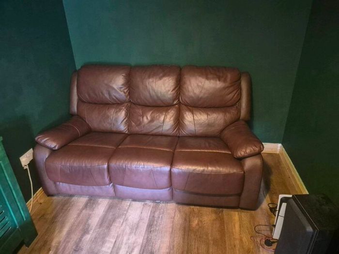 3 seater Sofa and Recliner matching