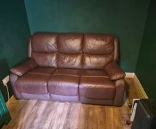 3 seater Sofa and Recliner matching