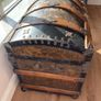 Vintage American Dome-Top Steamer Trunk / Storage Chest Image 3