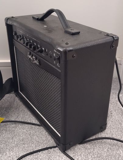 Harley Benton sc400 electric guitar with amp for sale
