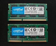 16GB [2x8GB] Crucial DDR3 1600MHz Laptop Memory Kit