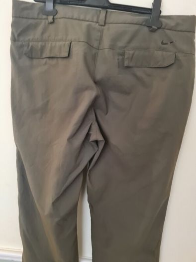 mens NIKE golf tour performance Dri fit trousers pants green Size W 36 L 32