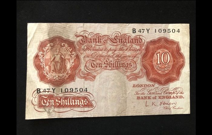 10 shillings Bank of England