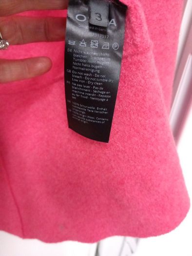 Oska Boiled Wool Jacket S3 Excellent Condition Coral Shade