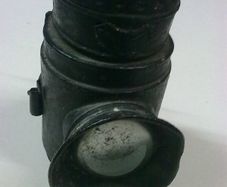 Old Victorian police handlamp by Dolan & Co.