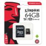 Kingston Micro Sd Card 64GB  Memory Card 64 GB Image 3