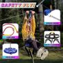 Zip Line Kits for Garden, 38m Zip Wire Kit For Kids and Adults, With Stainless Steel Spring Brake, Tensioning Kit, Safety Harness, Tree Protectors (38m blue) Image 5