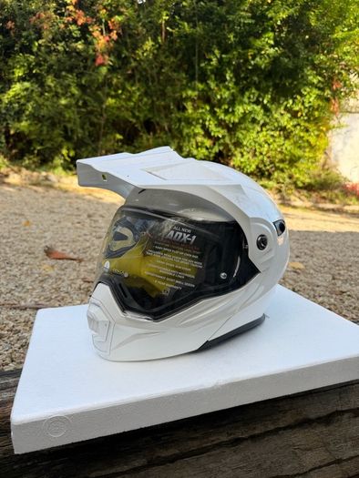 Never used motorbike helmets