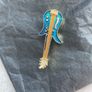 Enamel Guitar Brooch Image 6